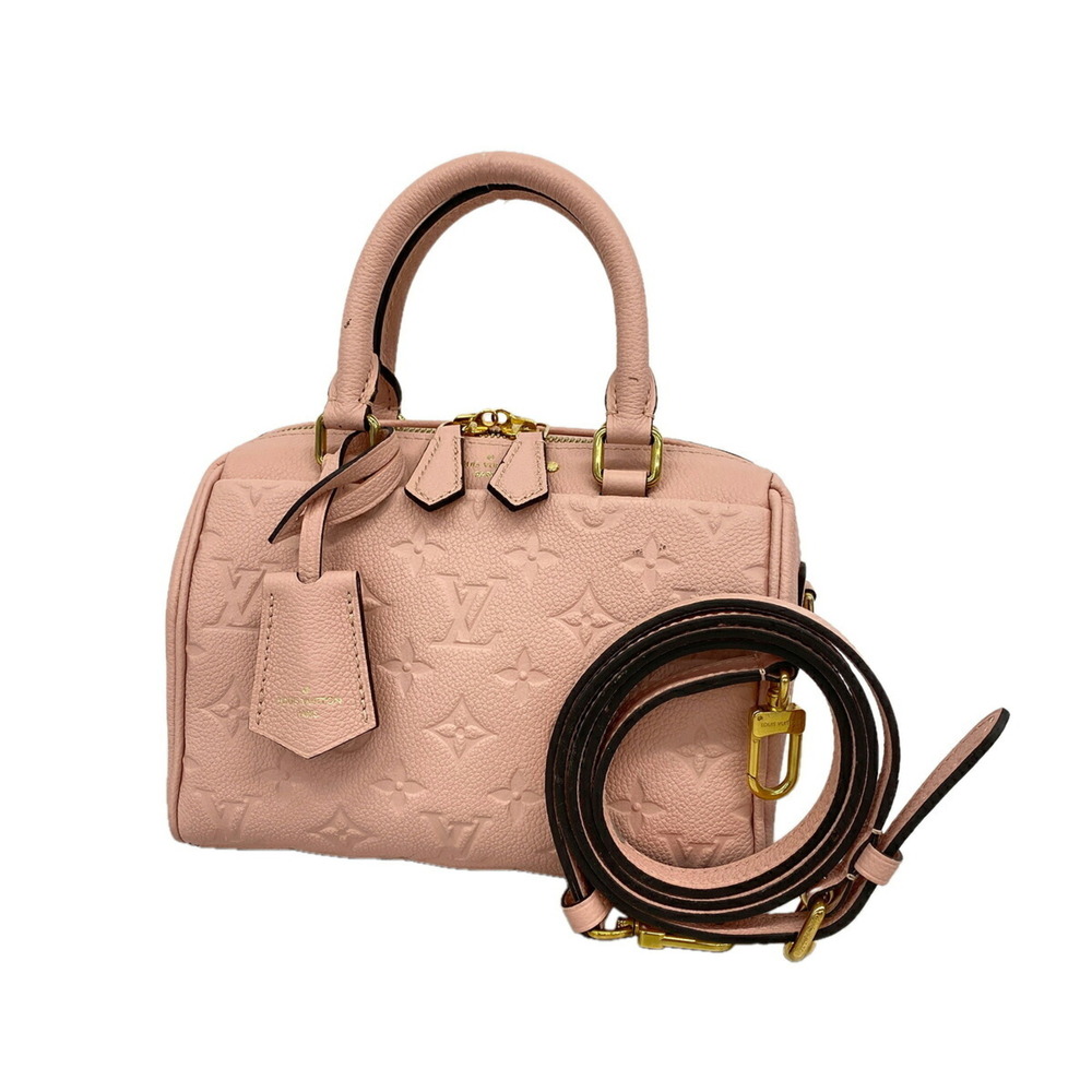Louis Vuitton Monogram Empreinte Speedy Bandoulière 20 NM Handbag M44067 Rose...